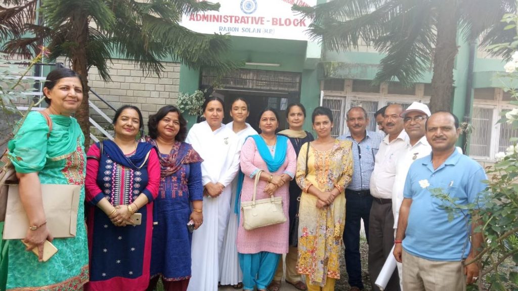 Meditation programme for Lecturers group from all  Himachal at SCERT Solan